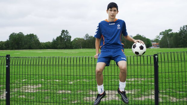 Face of the future: Patrick Scibilio will be the type of player chased by the Wanderers and Sydney FC.