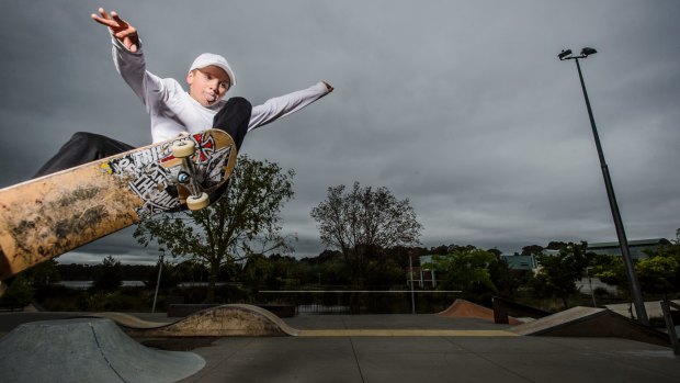 Canberra product Ethan Copeland has been skating for six years and the 12-year-old has his sights firmly set on an Olympic berth in Tokyo 2020.