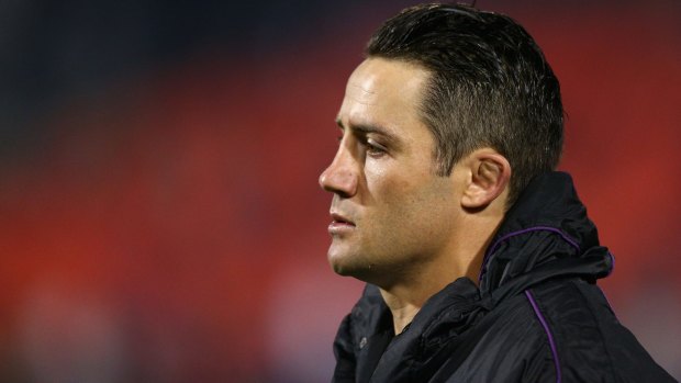 Racing the clock: Storm halfback Cooper Cronk won't play ''if he doesn't train''.