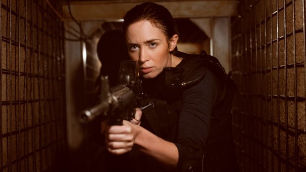 Emily Blunt as police officer Kate Macy in <i>Sicario</i>. 