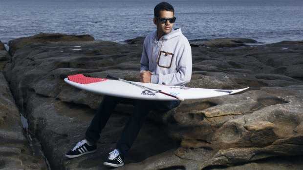 Brazilian surfer Derek Rabelo has never considered his blindness a barrier to the ocean.