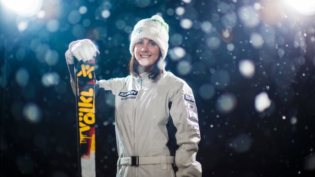 Canberra-born aerial skier Laura Peel.
