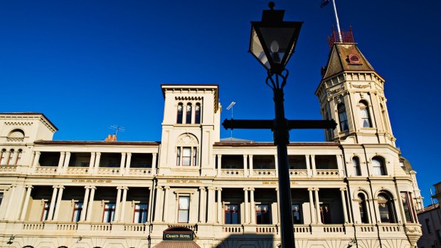 The facade of Craigs Royal Hotel.