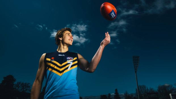 Canberra's Sam Fisher now has a long, nervous wait for the AFL draft after returning from the combine in Melbourne.