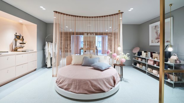 The bedroom section is where all the magic happens with on-the-spot personalisation.