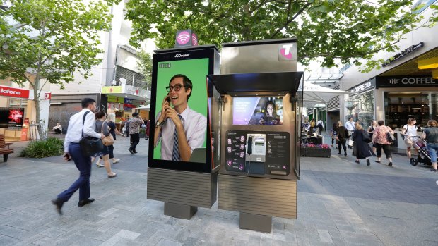 The new kiosks are WiFi enabled and include USB charging docks and touchscreens.