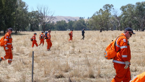 SES volunterrs joined the search for Karen Chetcuti.  