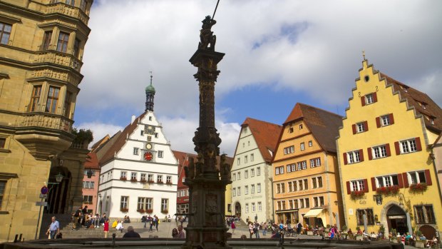  Rothenburg is one of the most beautiful cities along the Bavarian Beer Trail Cycle.
