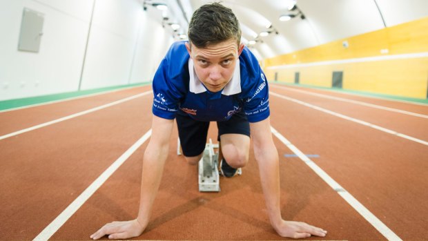 Canberra athlete Bradley Stanley representing Australia at the transplant games later this year. 
