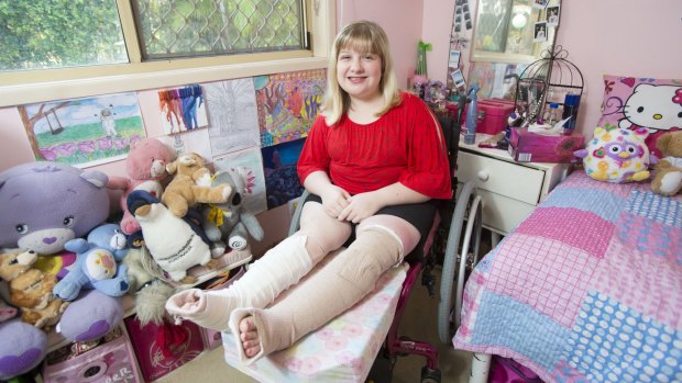 Sarah Richards, who suffers from osteogenesis imperfecta, looks forward to making the most of her summer holidays.