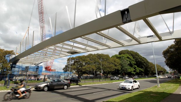 The bridge's construction costs have blown out by $13 million.