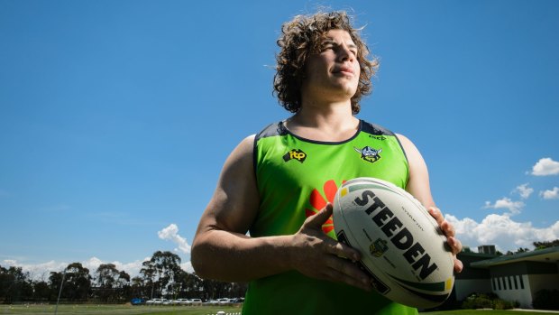 Canberra Raiders recruit Charlie Gubb.