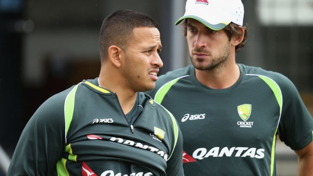 Usman Khawaja and Joe Burns are battling it out for places in the Test team. 
