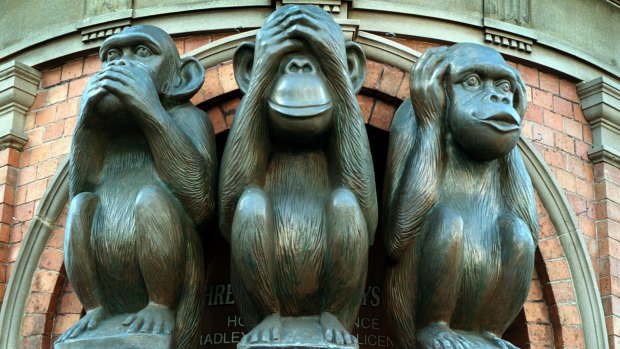 See no evil, speak no evil, hear no evil? If you along with the unethical behaviour, you become complicit.