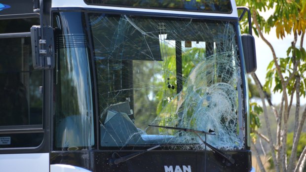 A pedestrian died after being hit by a bus near Florence Wilmont Dr, at Nambucca Heads.