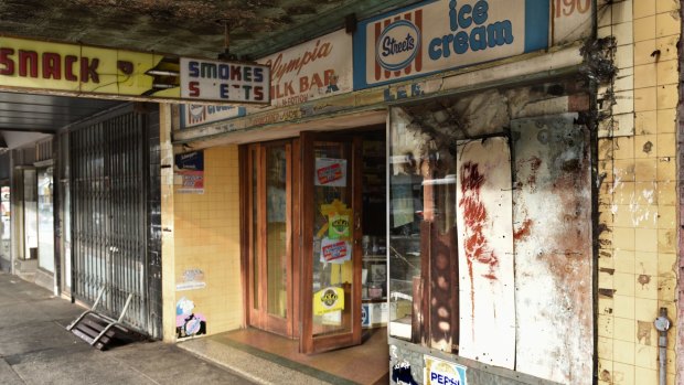One of the last of Australia’s Greek-Australian-run milk bars; the Olympia’s dilapidated shopfront speaks of a bygone era.