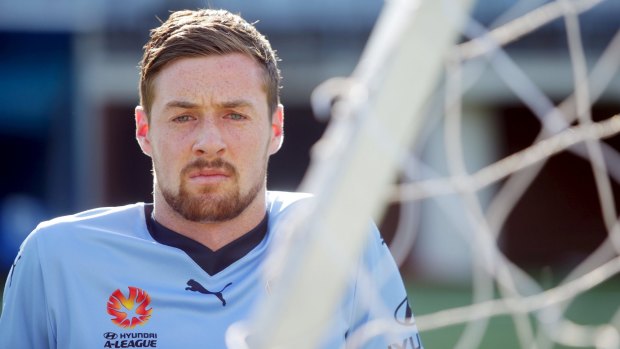 High hopes: Jacob Tratt is hoping to make his mark in the A-League with Sydney FC.