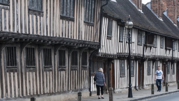 Shakespeare's old school: Stratford-Upon-Avon.