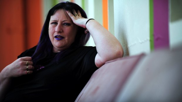 Former sex worker Lexxie Jury, pictured in 2011, said workers in the Canberra sex industry take care of one another, 