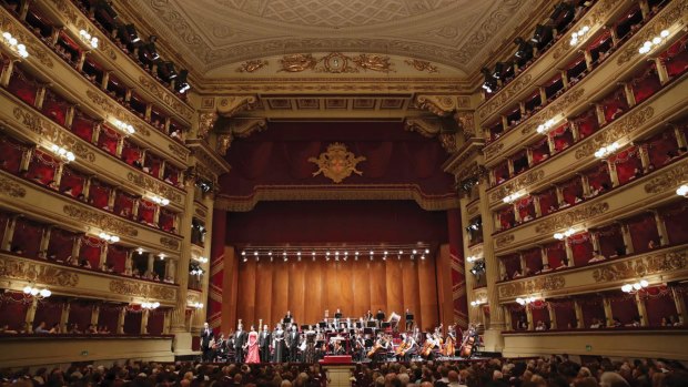 La Scala opera house on Silversea's enriched voyages collection.