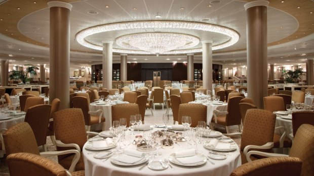 Grand Dining Room, Oceania Cruises' Marina.