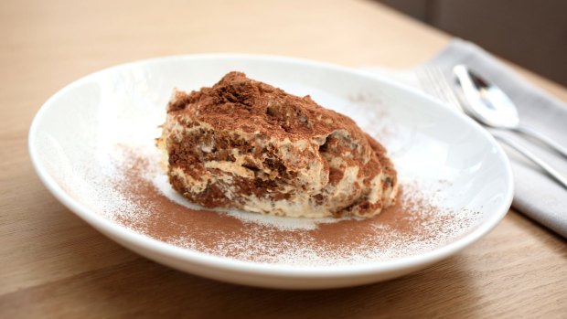 Tiramisu makes a sweet finish.