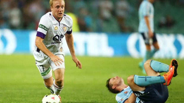 Contract terminated: Mitch Nichols has been shown the door by Perth Glory.