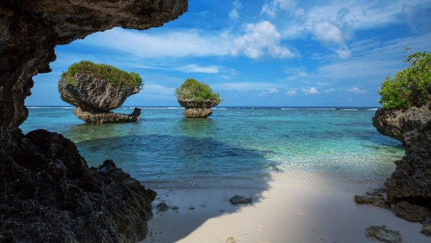Beautiful Guam Guam is an island in Micronesia, but is a US territory. It is known as the place "where America starts its day" as it is the first US land that sees the sun each day.