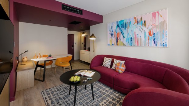 The IHG hotel features art and design touches aiming to bring the mood of its neighbourhood inside.