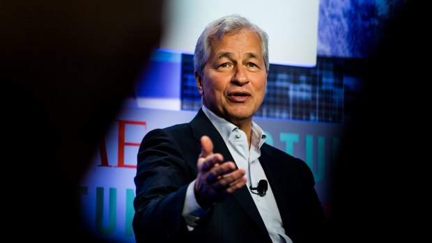 Jamie Dimon, JPMorgan Chase chief executive, has said bitcoin is "a fraud", suggesting that "eventually it will be closed".