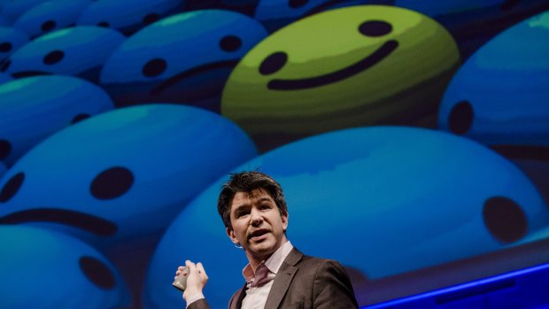 Not so happy: Uber's shareholders realised its culture problem started at the very top, with founder and chief executive Travis Kalanick. He had to go.