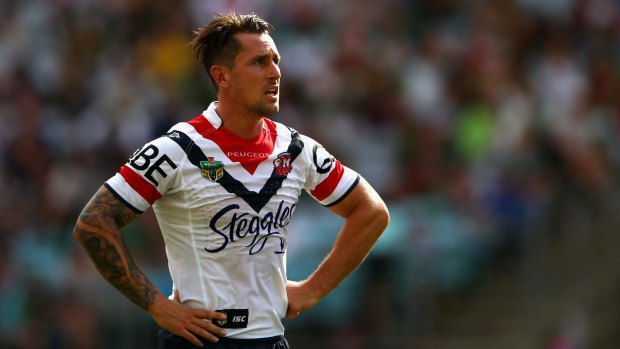 Driven by disappointment: Mitchell Pearce said the Roosters were seeking to erase the pain of last year's finals.