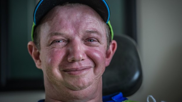 The Canberra Raiders mean everything to Brian Connell, who has intellectual disabilities and is also being quickly gripped by the effects of motor neurone disease.