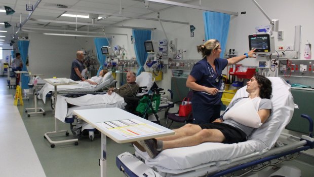 The $24 million expansion of the emergency department at Canberra Hospital in Woden was opened in December 2016.