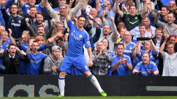 Limited success: Fernando Torres never performed consistently at London club Chelsea.