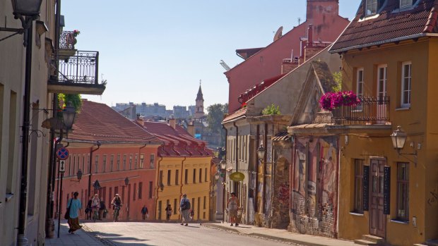 The 'breakway republic' of Uzupis Vilnius.