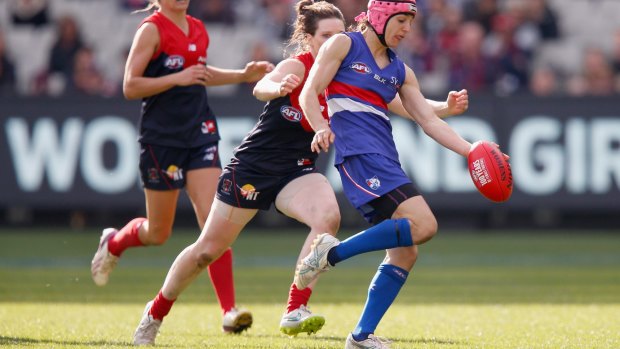 Canberra's Heather Anderson has defied the odds to be picked for AFL Women's historic round one.