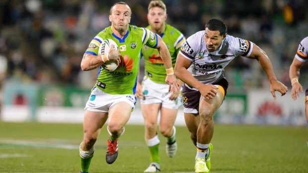 Canberra Raiders hooker Josh Hodgson has been named to face the Dragons after missing the Cowboys' clash due to a calf injury.