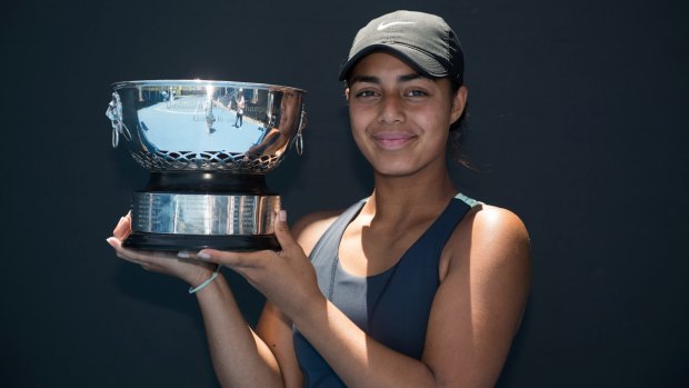 Canberra tennis player Annerly Poulos earned a wildcard for the main draw of the Australian Open juniors.
