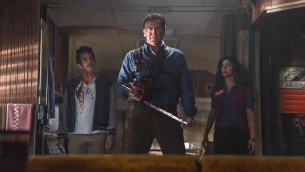A Deadite plague threatens to destroy mankind in <i>Ash vs Evil Dead</i>.