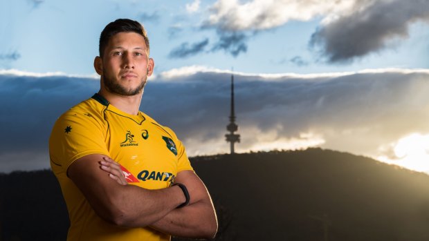 Adam Coleman's rugby rise started at the base of Black Mountain Tower.
