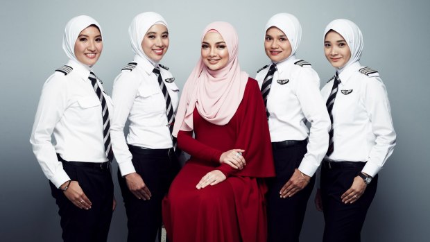 AirAsia female pilots.
