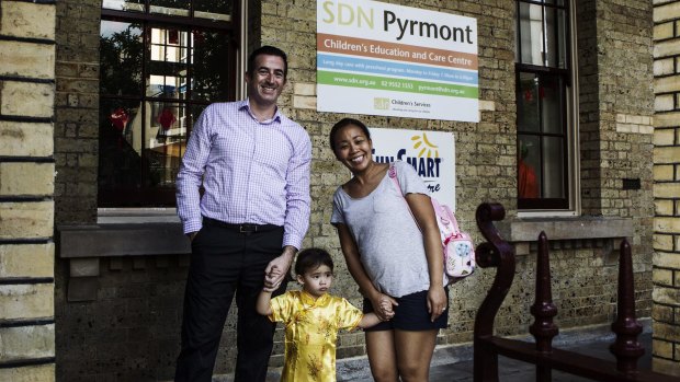 Difficult to avoid consuming Chinese-made products: Brian and Bootz Whyte, with their two-year-old daughter Harper. 