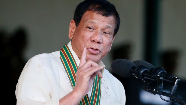 Philippine President Rodrigo Duterte said that Kim Jong-un's mind is "not working well". 