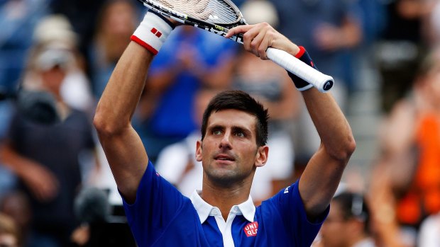 Through to the second round: Novak Djokovic.