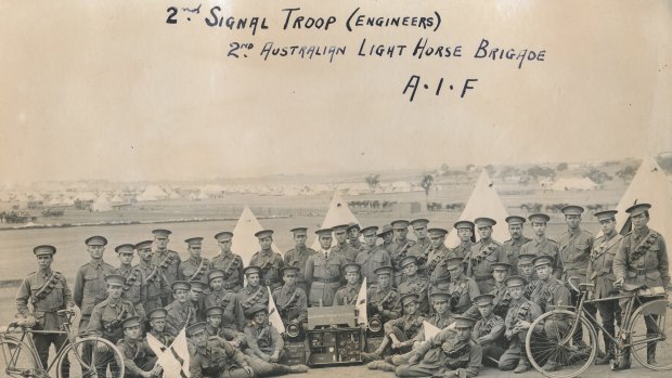 2nd Signal Troop (engineers) / 2nd Australian Light Horse Brigade. Dated: December 19, 2014.