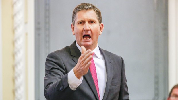 March 16, 3.09pm: Opposition Leader Lawrence Springborg goes on the attack.