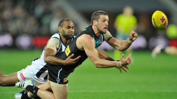 Too strong: Travis Boak of Port.