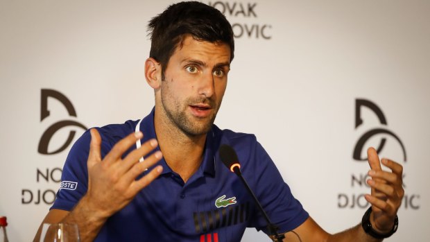 Novak Djokovic said he won't play again in 2017 because of an elbow injury. 