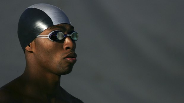 Reece Whitley, the future of U.S. swimming, is 6 feet 9, 17 years old and  African-American